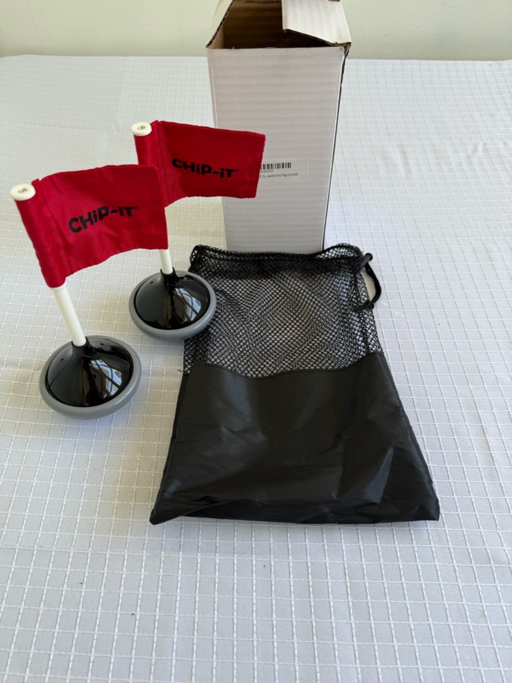 CHiP-iT Portable Golf Flags Set with Carry Bag, 2 Pieces